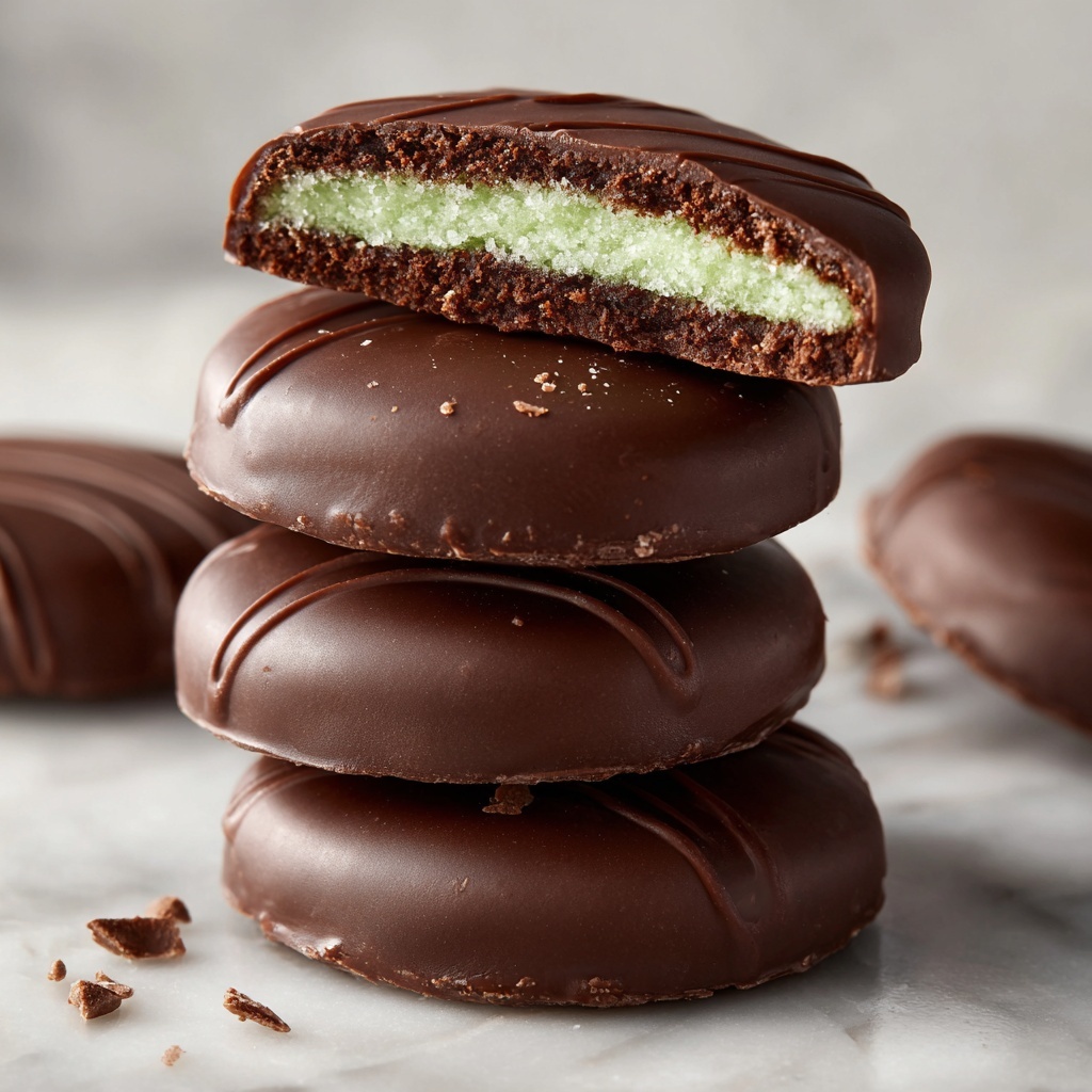 Chocolate Covered Mint Patties Recipe - Recipe Image