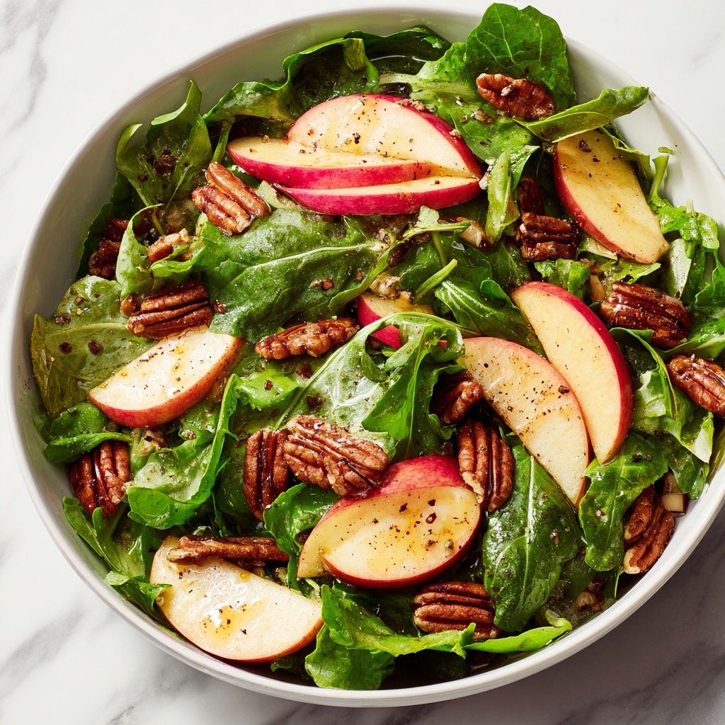 Apple Arugula Salad with Honey Balsamic Dressing Recipe - Recipe Image