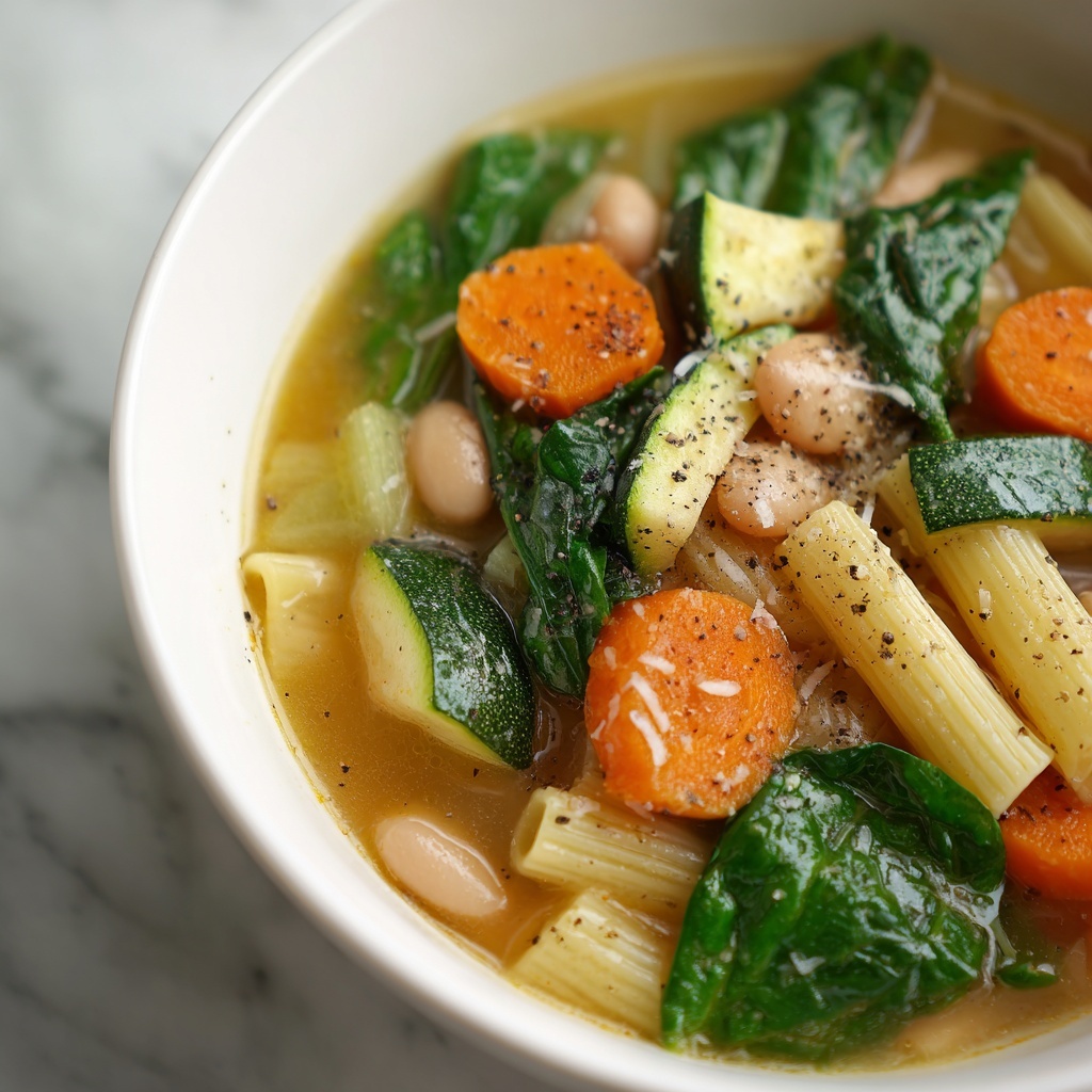Spring Minestrone Soup Recipe - Recipe Image