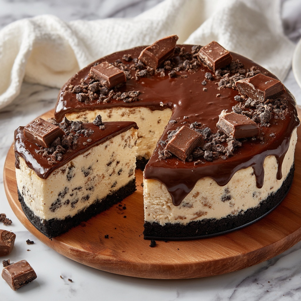 Instant Pot Peanut Butter Cup Cheesecake Recipe - Recipe Image
