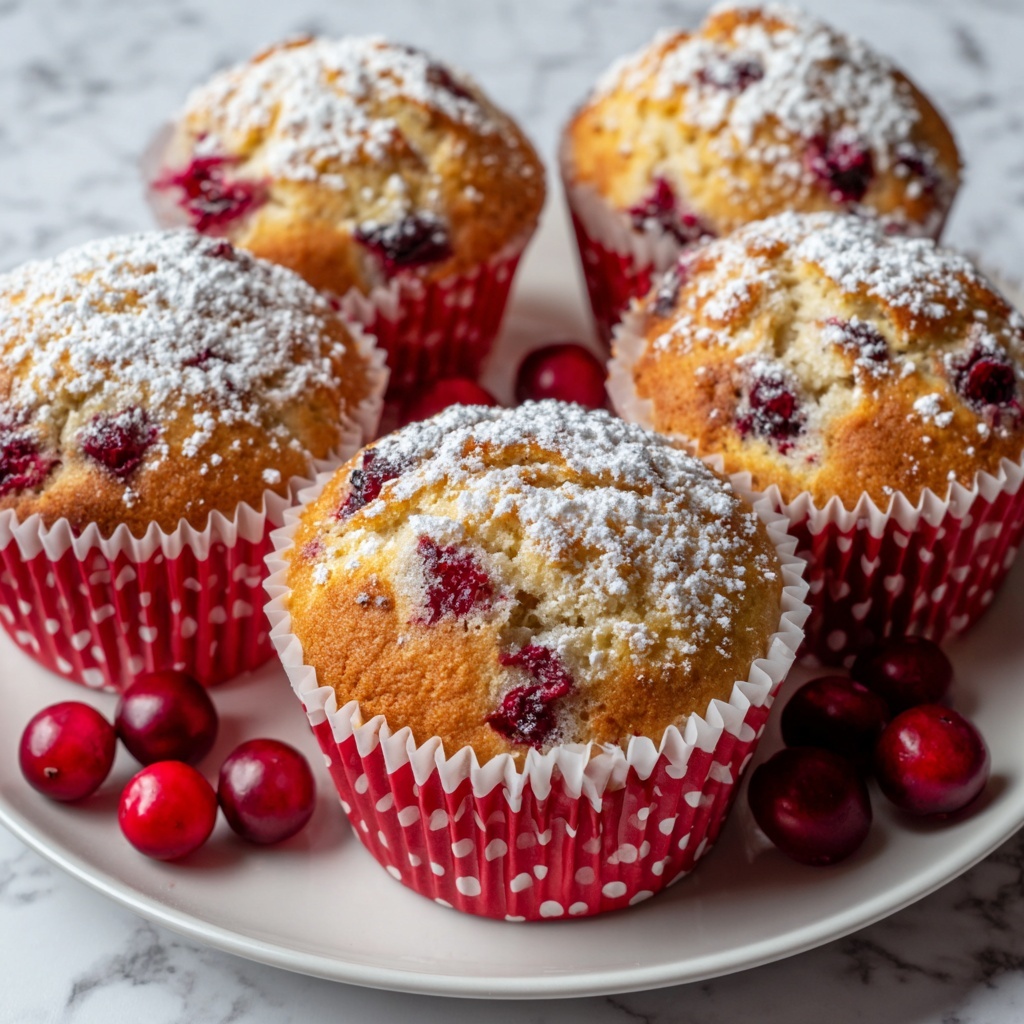 Cranberry Orange Muffins with Greek Yogurt Recipe - Recipe Image