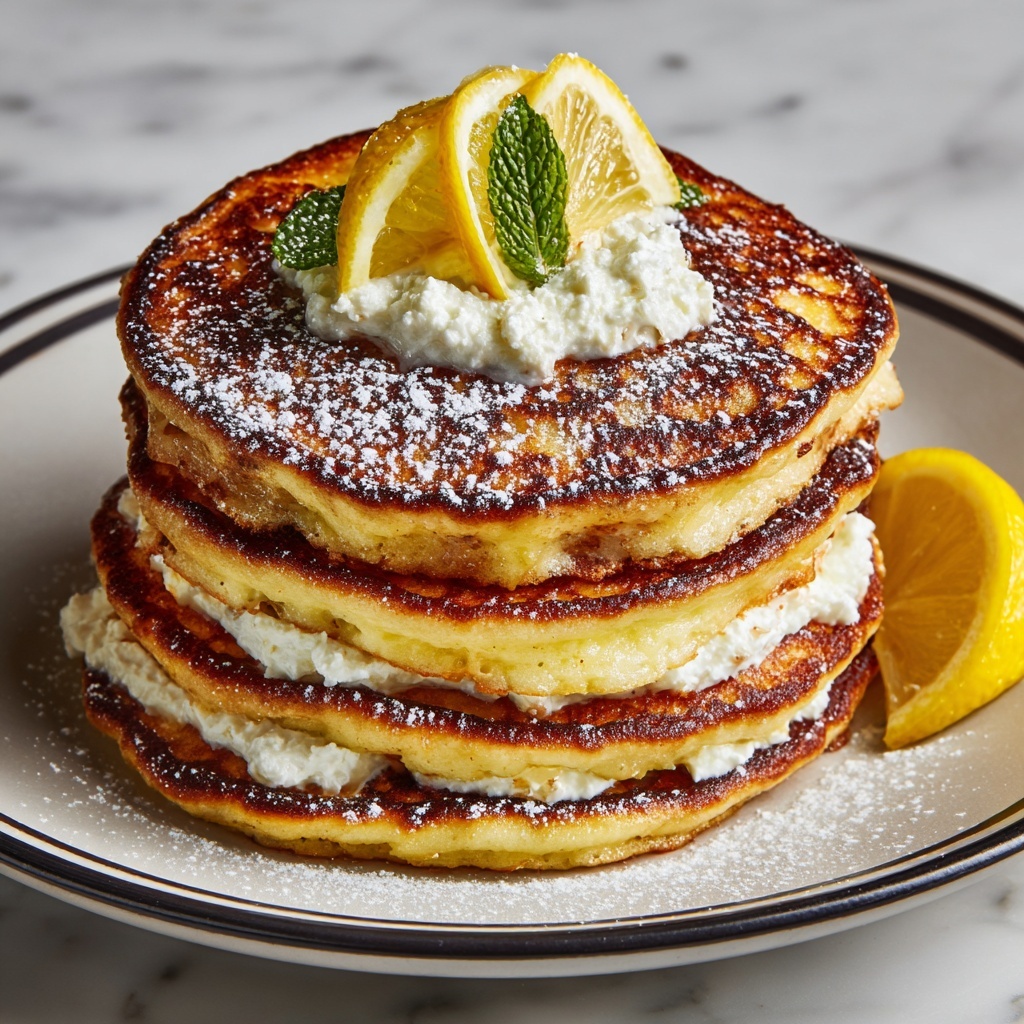 Lemon Ricotta Pancakes: The Ultimate Fluffy Breakfast Recipe - Recipe Image