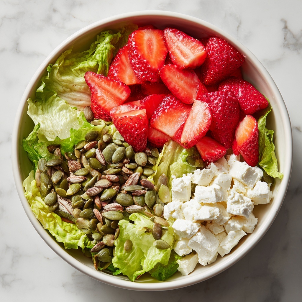 Strawberry Arugula Salad with Candied Almonds, Goat Cheese, and Champagne Vinaigrette Recipe - Recipe Image