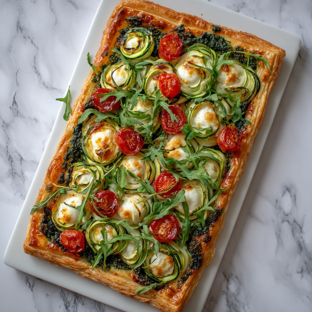 Goat Cheese Cherry Tomato Tart Recipe - Recipe Image