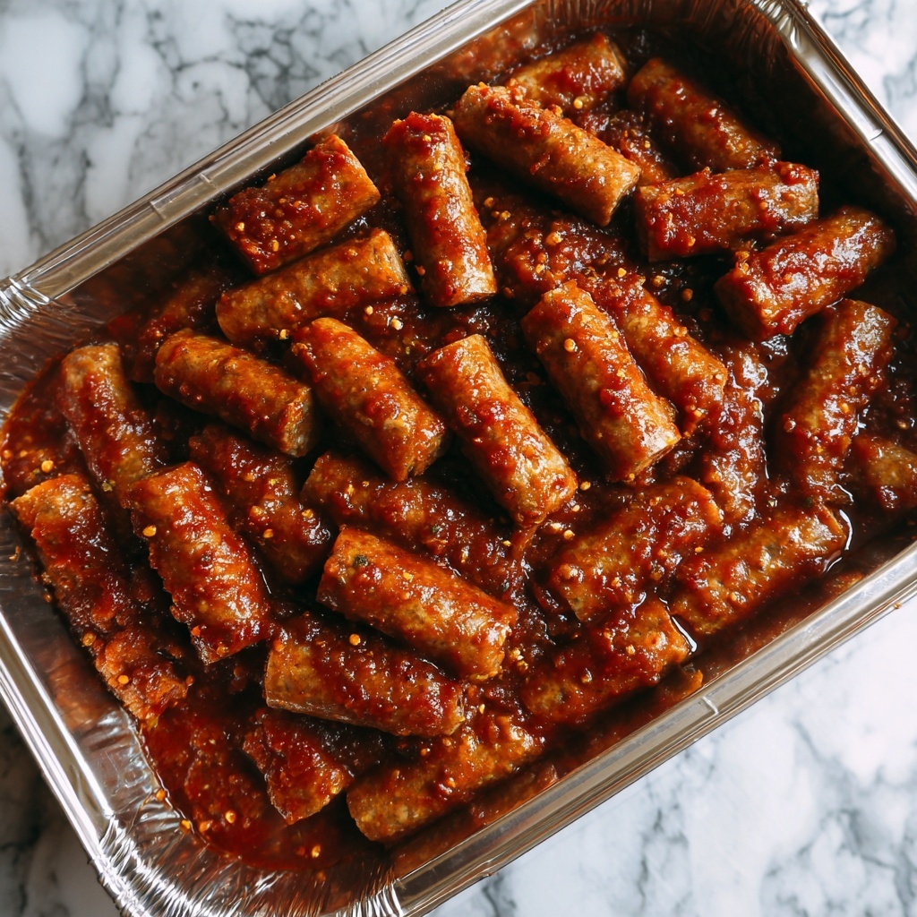 Sweet and Spicy Baked Hot Dog Burnt Ends Recipe - Recipe Image