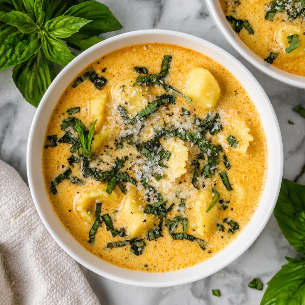 Creamy Spinach Tortellini Soup Recipe - Recipe Image