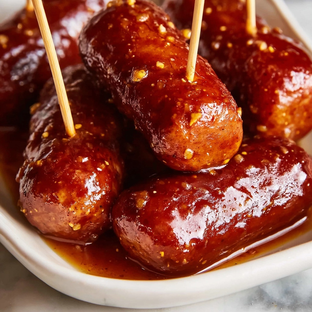 Hot Honey Garlic Lil Smokies Recipe - Recipe Image