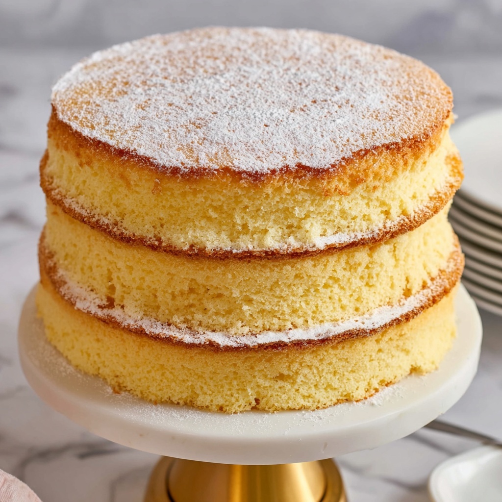 Vanilla Sponge Cake Recipe - Recipe Image