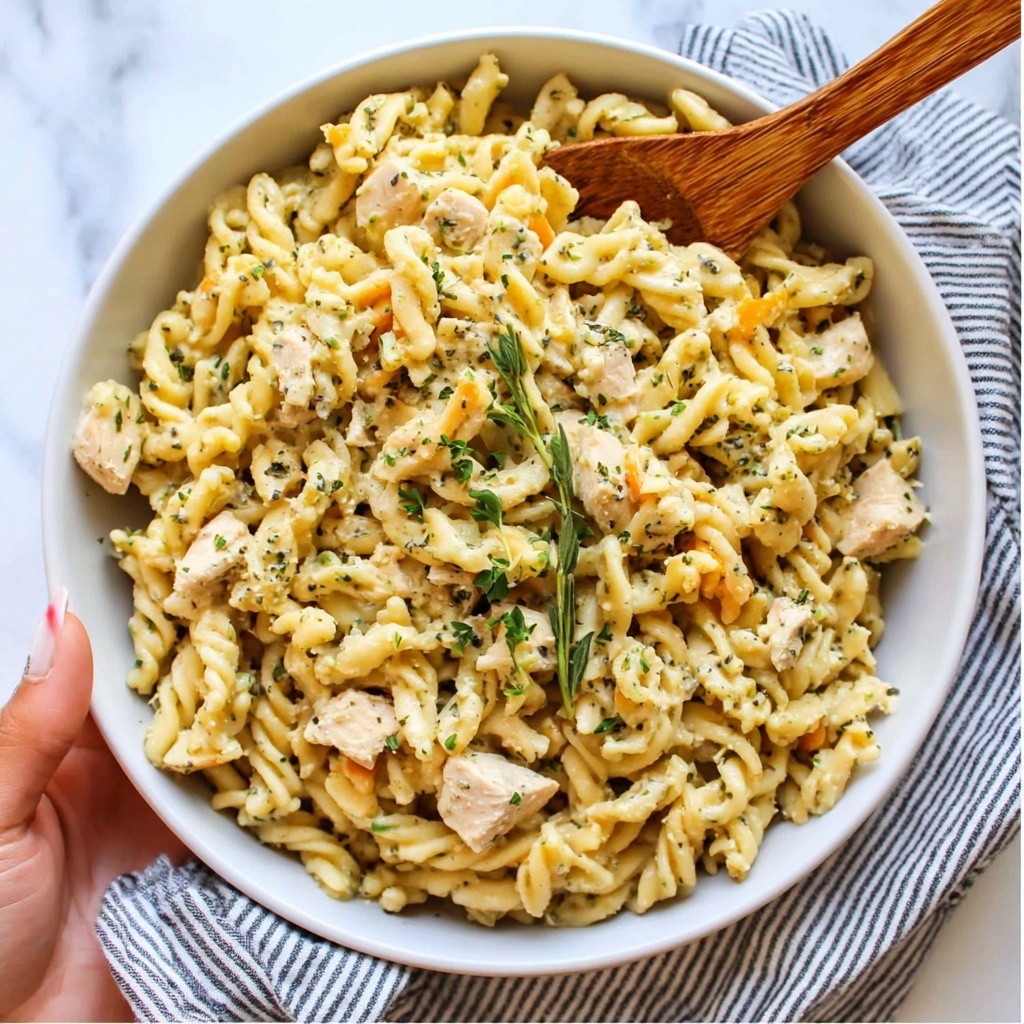 Chicken Pot Pie Pasta Recipe - Recipe Image