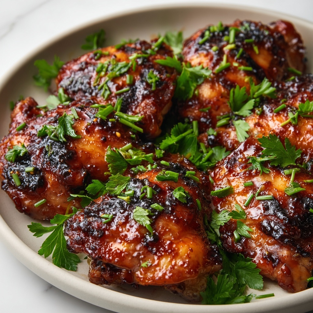Garlic Miso Chicken Thighs (Air Fryer) Recipe - Recipe Image