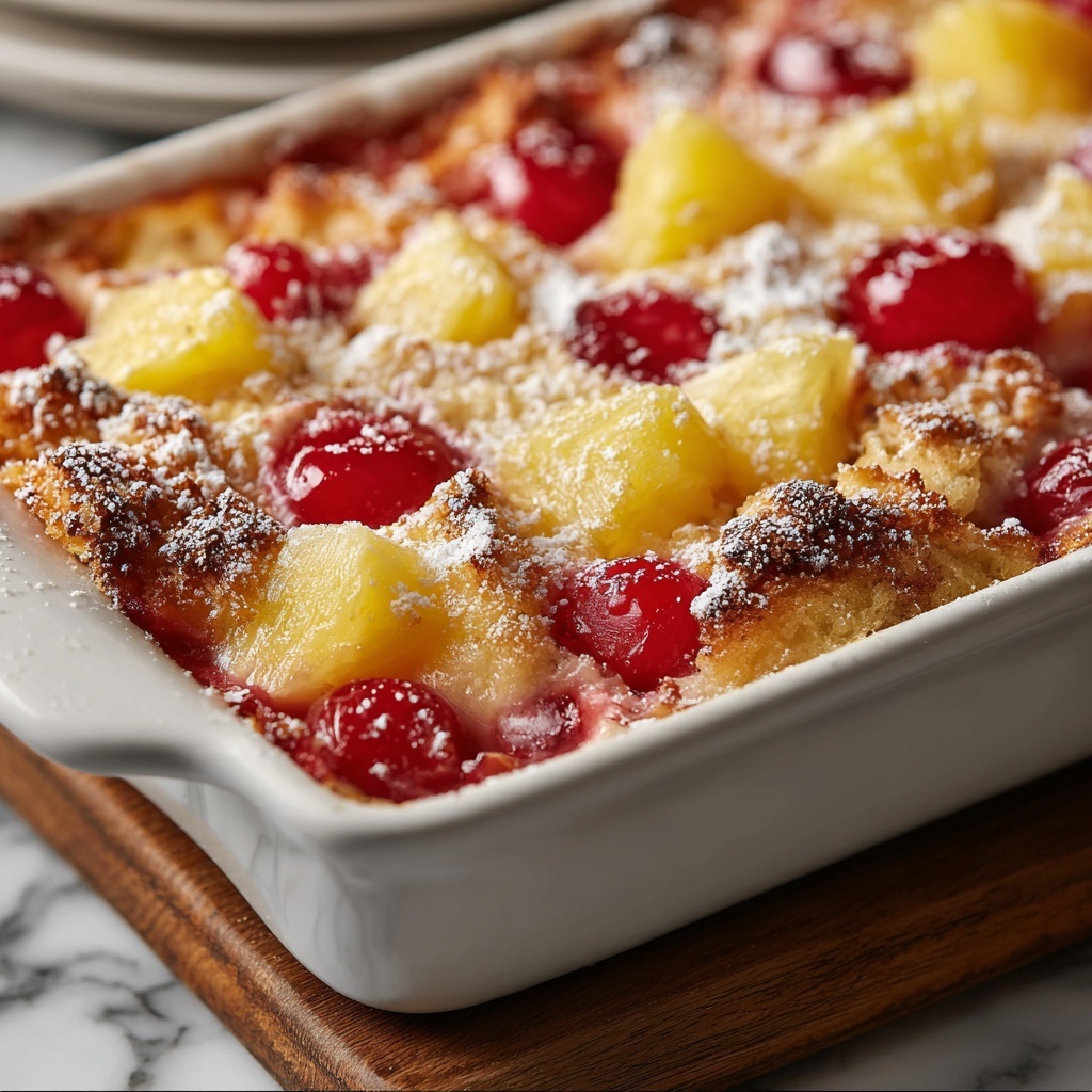 Cherry Pineapple Dump Cake Recipe - Recipe Image