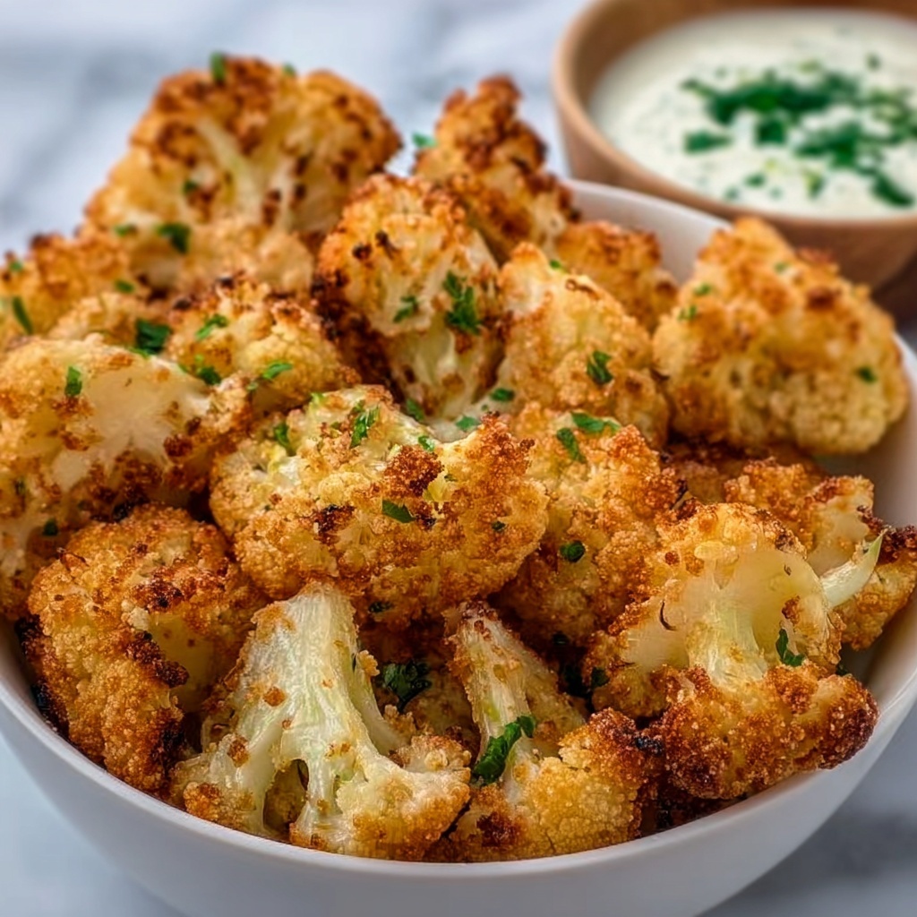 Golden Crispy Cauliflower Bites Recipe - Recipe Image