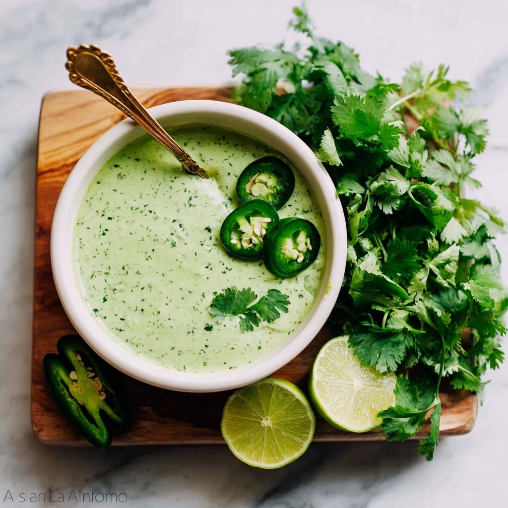 Aji Verde (Peruvian Green Sauce) Recipe - Recipe Image