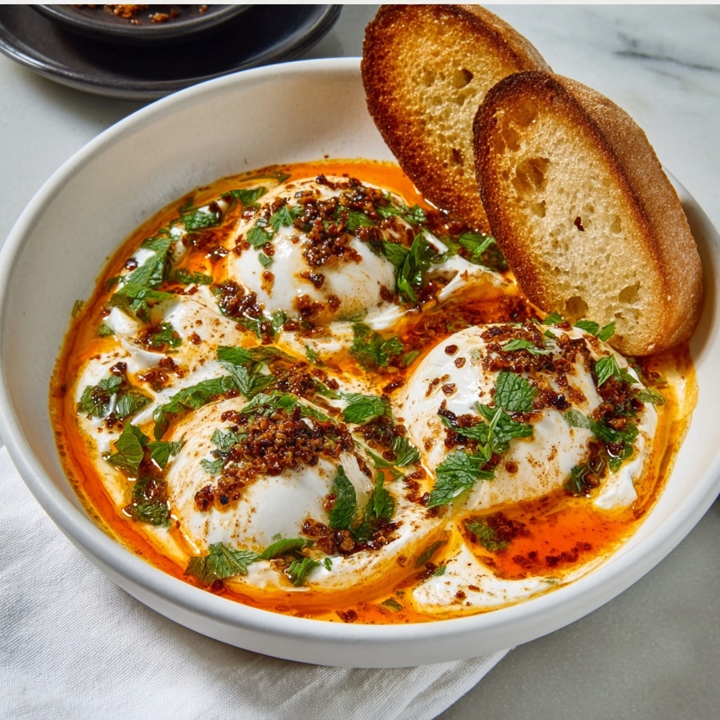 Turkish-Inspired Eggs (Çılbır) Recipe - Recipe Image