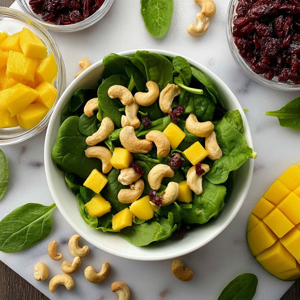 Mango Spinach Salad Recipe - Recipe Image