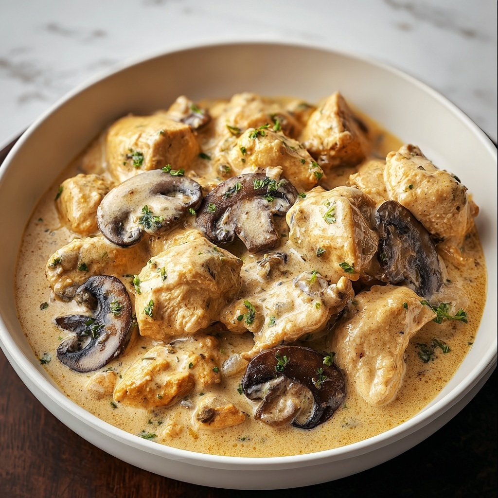 Chicken Mushroom Stroganoff Recipe - Recipe Image