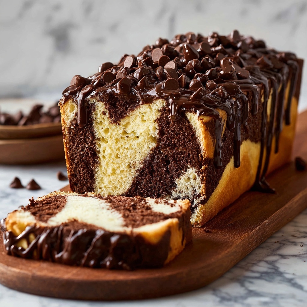 Double Chocolate Ricotta Marble Cake Recipe - Recipe Image