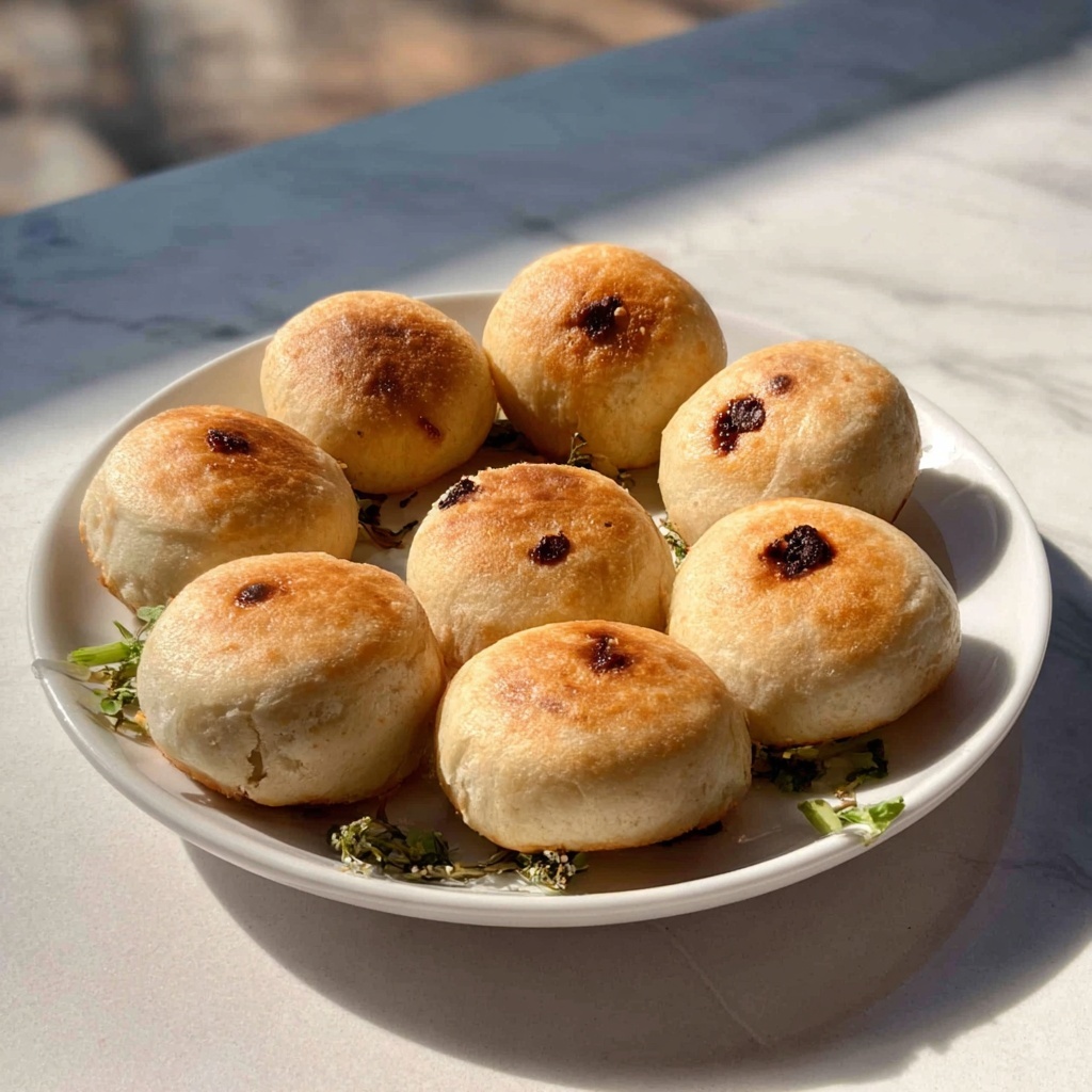 Pan-Fried Pork Buns Recipe - Recipe Image