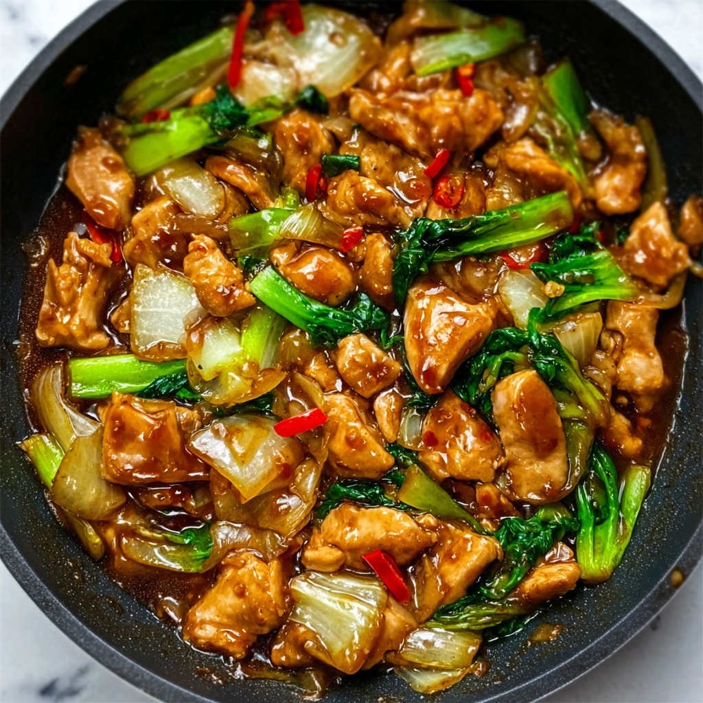 Chinese Chicken Cabbage Stir-Fry Recipe - Recipe Image
