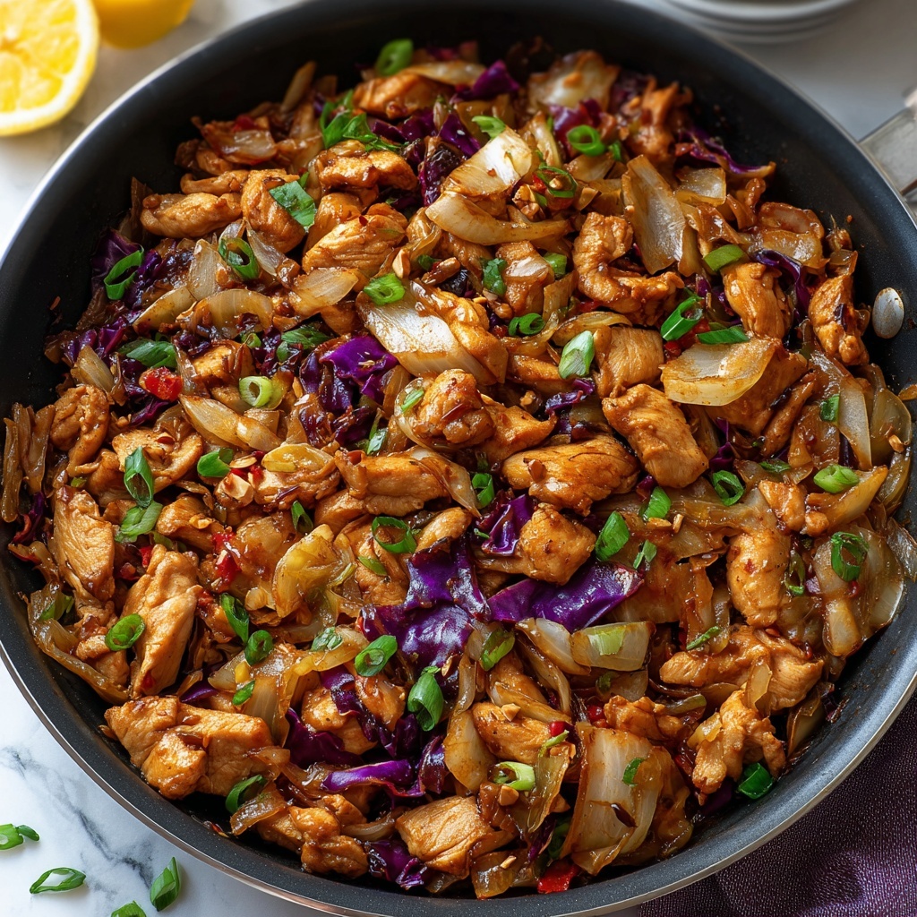 Chicken and Cabbage Stir Fry Recipe - Recipe Image