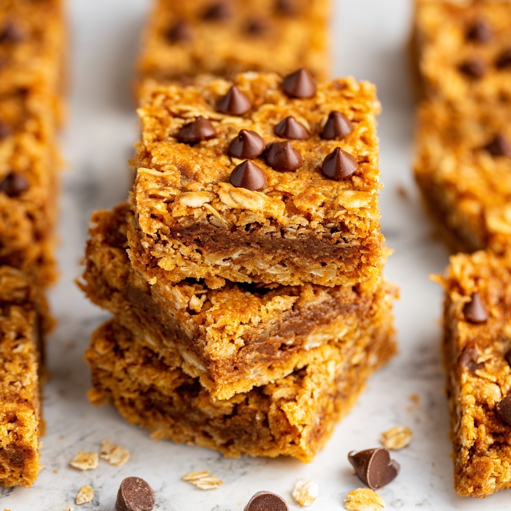 Pumpkin Oatmeal Bars Recipe - Recipe Image