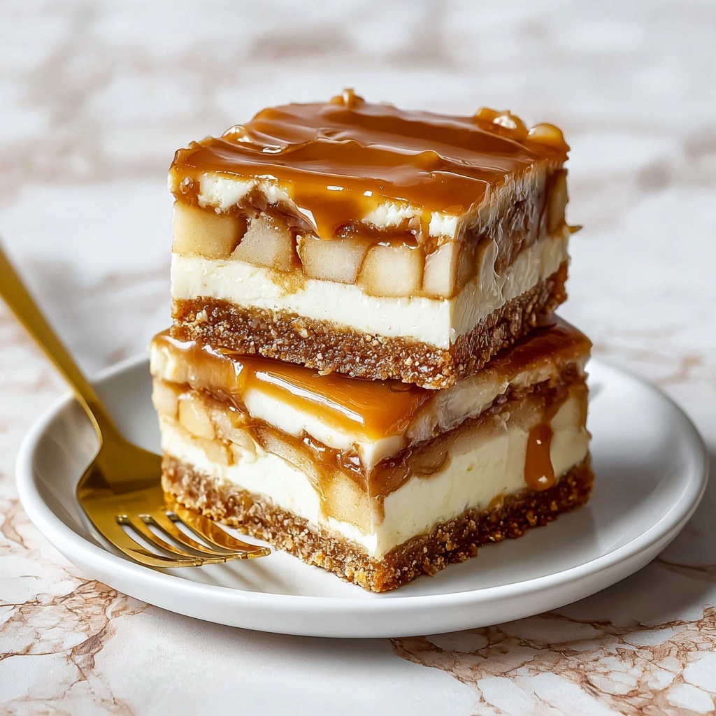 Apple Pie Cheesecake Bars Recipe - Recipe Image