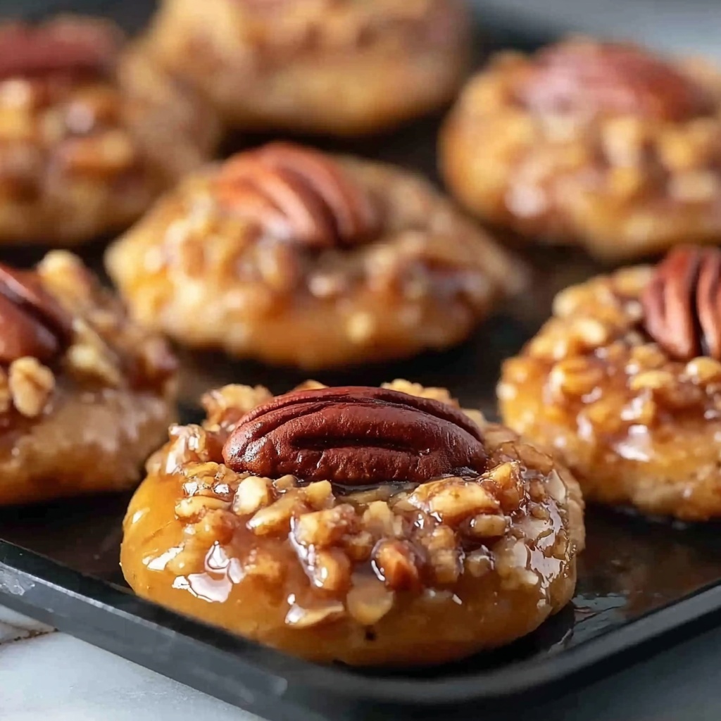 No-Bake Pecan Coconut Praline Cookies Recipe - Recipe Image