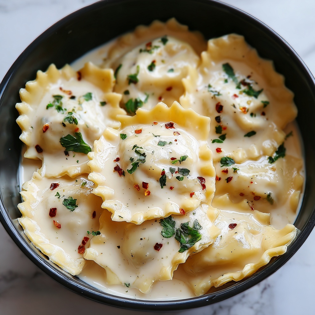 Creamy Crockpot Tortellini Recipe - Recipe Image
