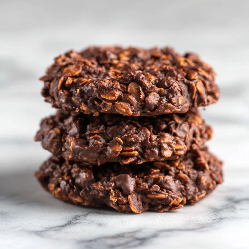 Chocolate Oatmeal No-Bake Cookies Recipe - Recipe Image