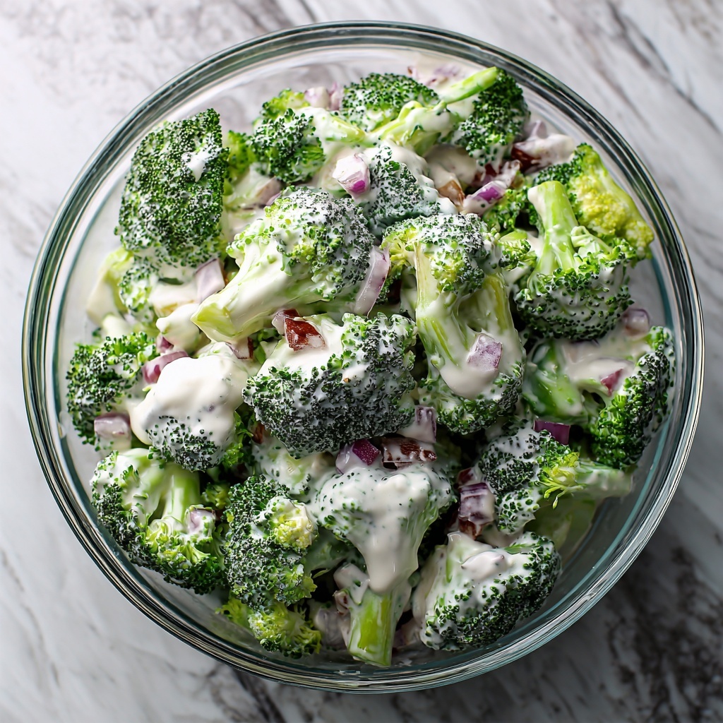 Broccoli Salad with Creamy Dressing Recipe - Recipe Image
