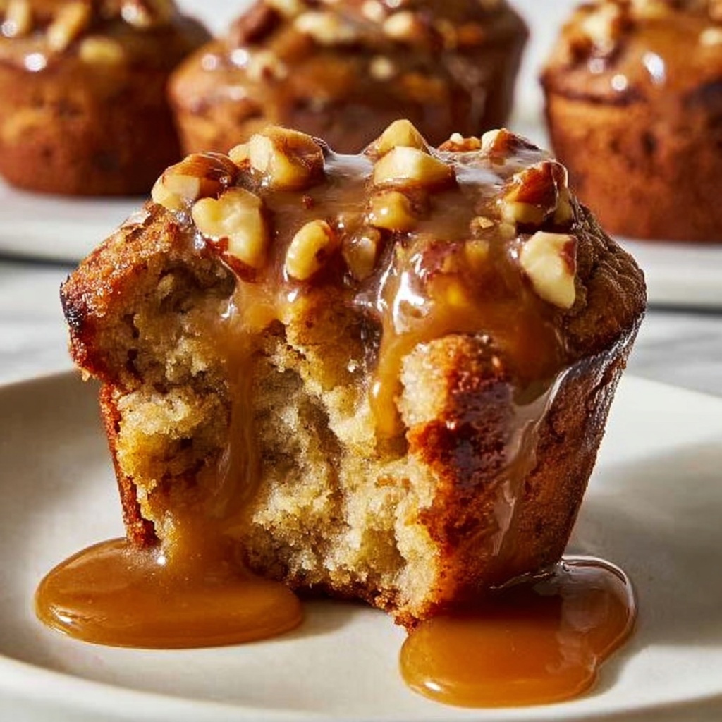 Gooey Caramel Apple Muffins Recipe - Recipe Image