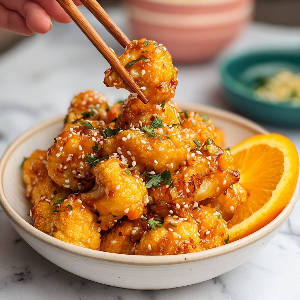 Vegan Glazed Orange Cauliflower Recipe - Recipe Image