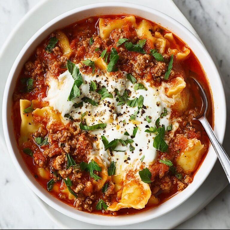 Crockpot Lasagna Soup Recipe