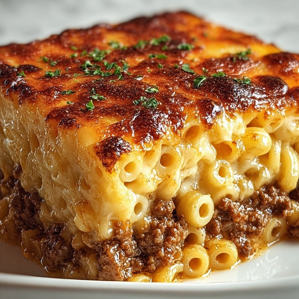 Creamy Baked Mac and Cheese casserole: The Ultimate Comfort Food for Family Dinners Recipe - Recipe Image