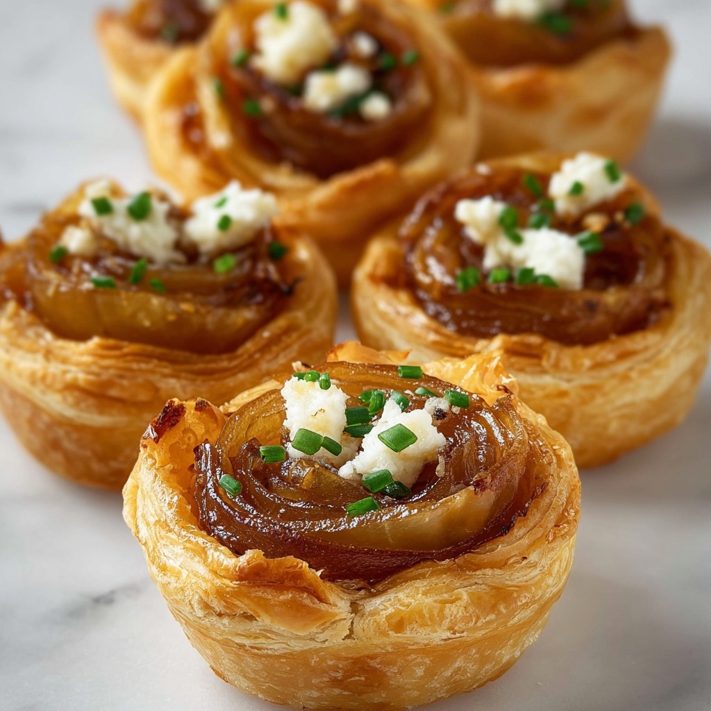 Caramelized Onion and Feta Tart Recipe - Recipe Image