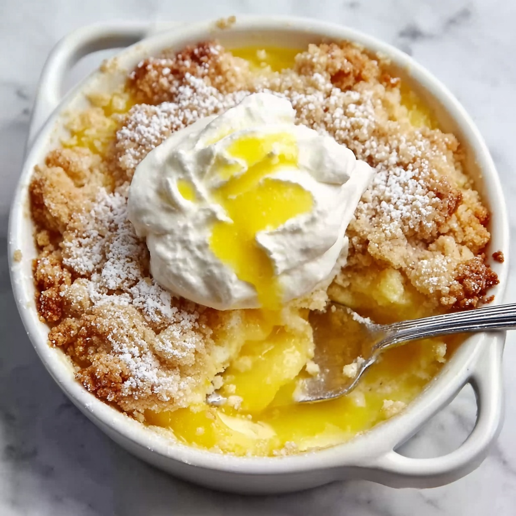 Magic Lemon Cobbler Recipe - Recipe Image