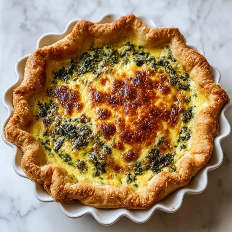 Spinach and Cheese Puff Pastry Pie Recipe