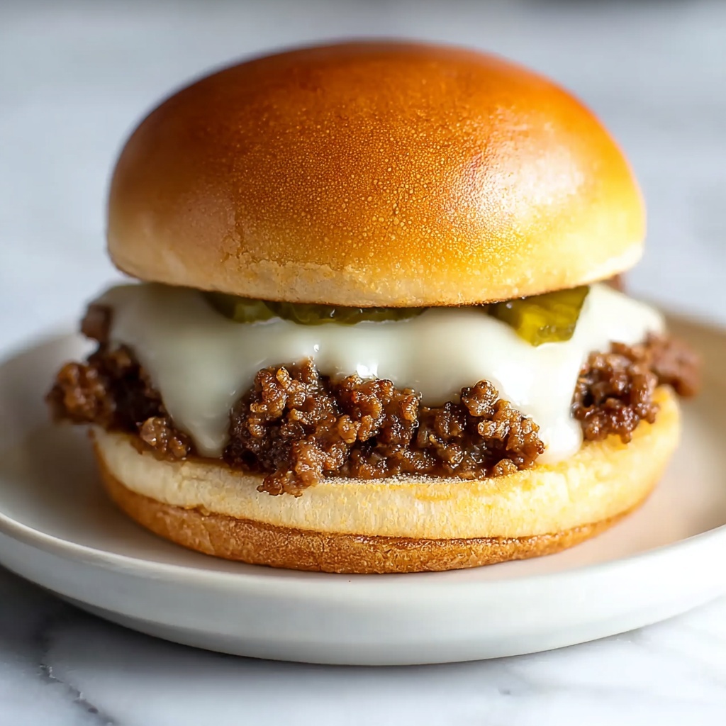 Cheesesteak-Inspired Sloppy Joes Recipe - Recipe Image