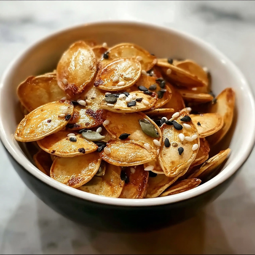 Everything Bagel Roasted Pumpkin Seeds Recipe - Recipe Image