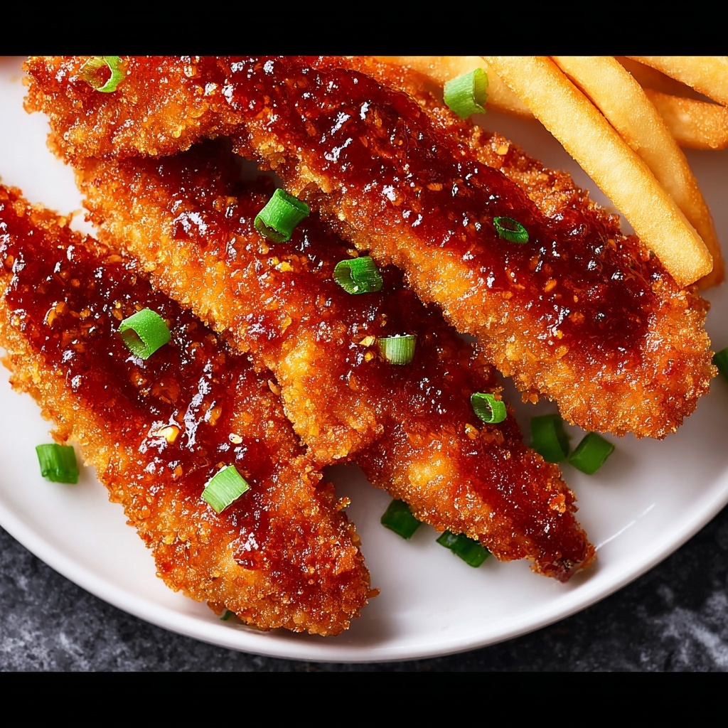 Crispy Honey Butter Chicken Tenders Recipe - Recipe Image