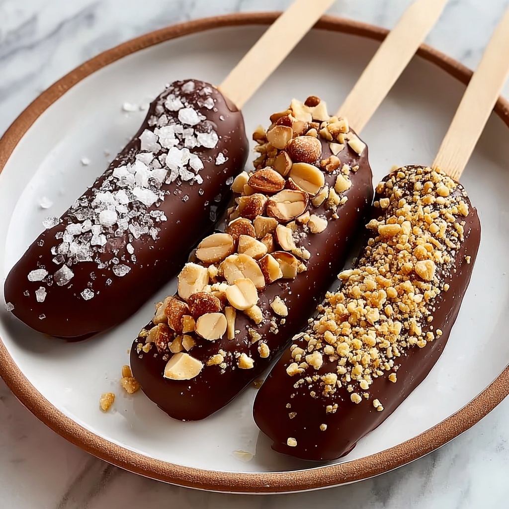 Chocolate Covered Banana Pops Recipe - Recipe Image