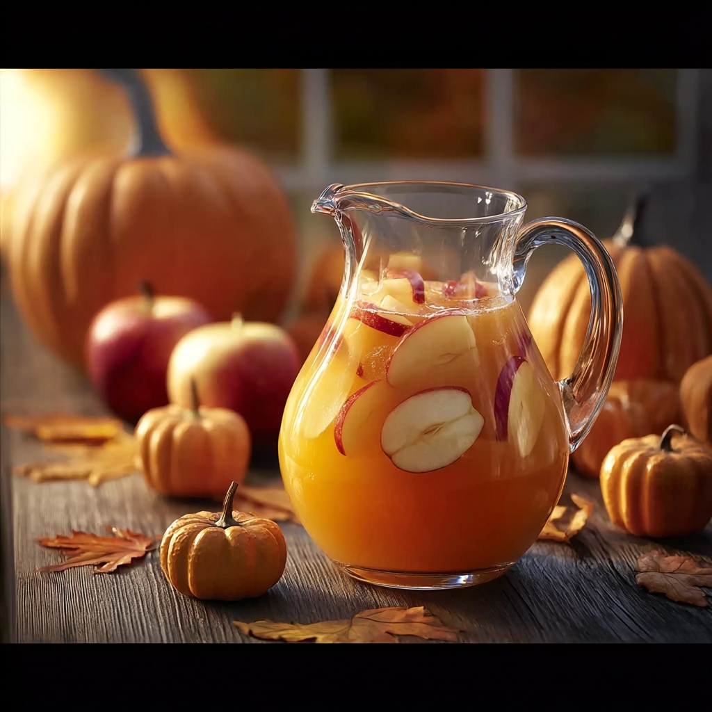 Fall’s Best Pumpkin Spice Fireball Sangria Recipe - Recipe Image