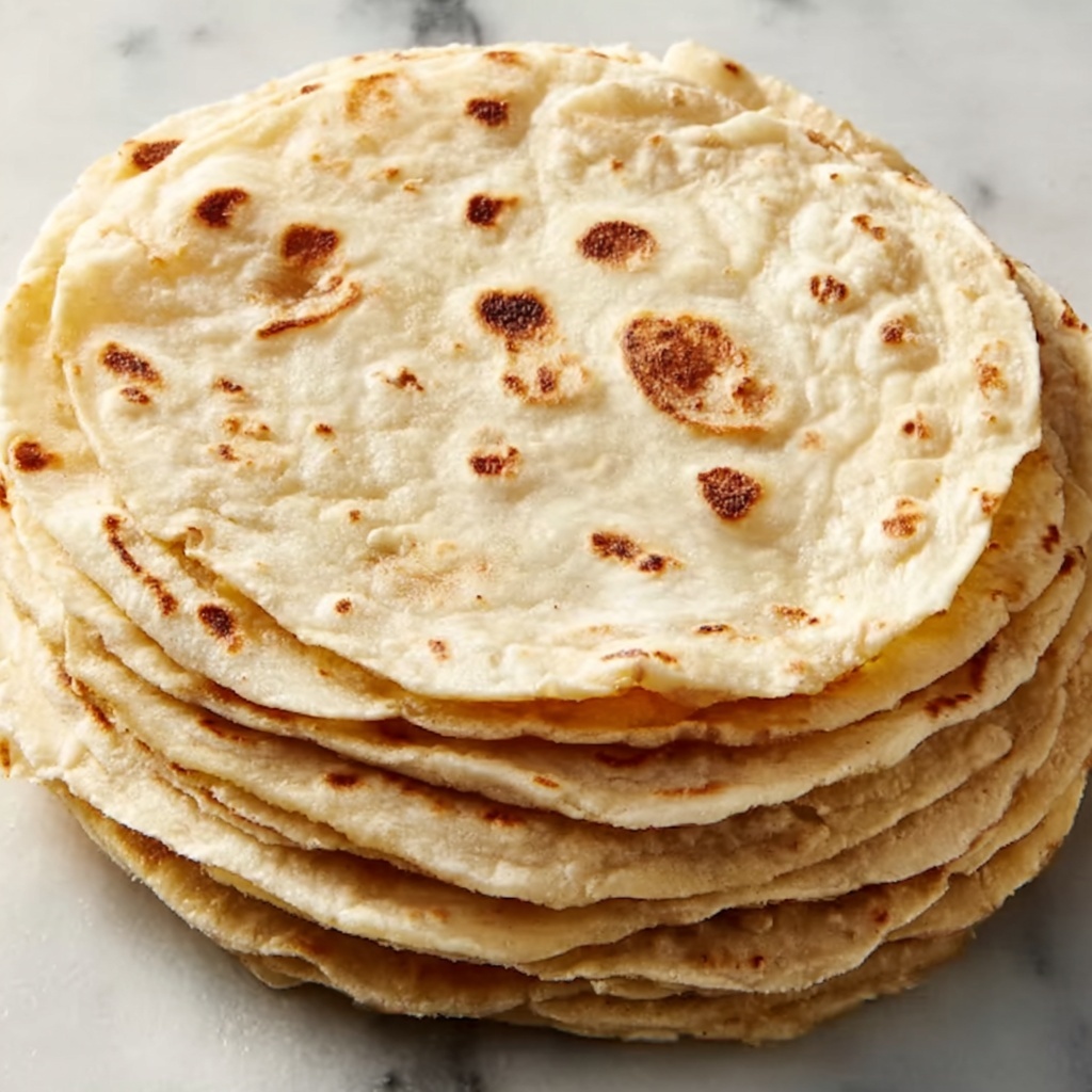 Homemade Flour Tortillas from Scratch Recipe - Recipe Image
