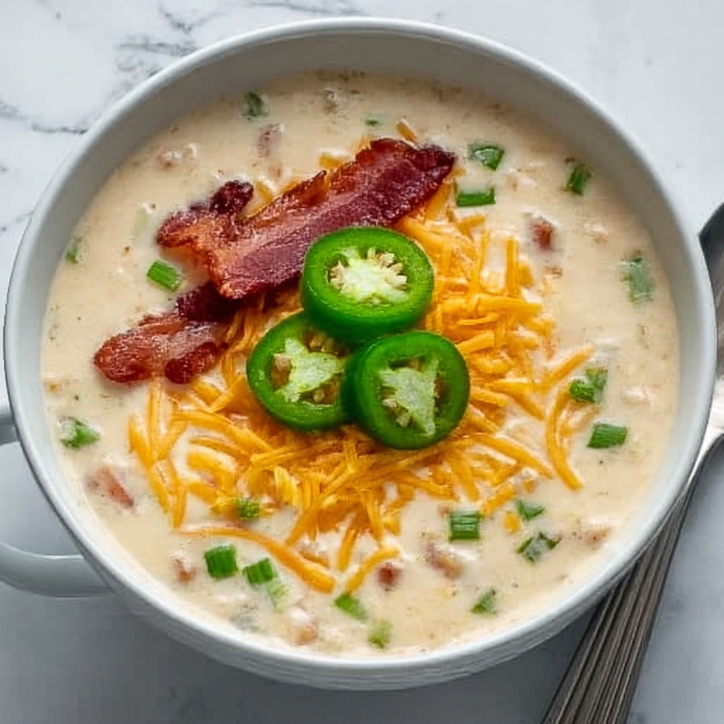 Jalapeno Popper Chicken Soup Recipe - Recipe Image