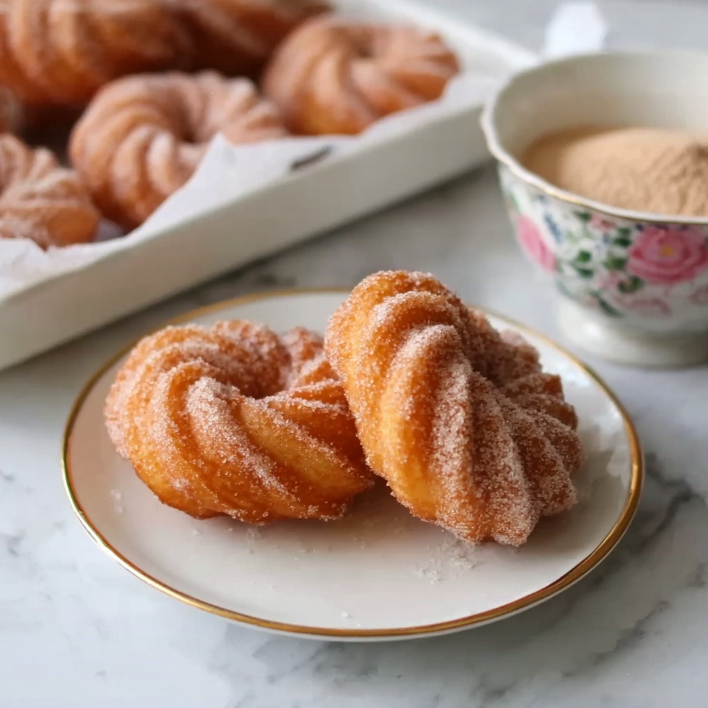 Cinnamon Sugar Twist Doughnuts Recipe - Recipe Image