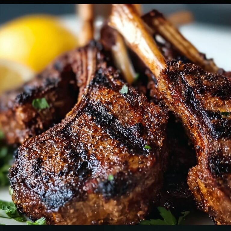 Spanish Grilled Lamb Chops with Garlic and Parsley Recipe