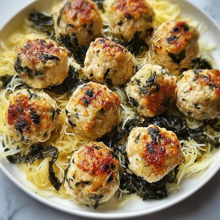 Chicken Ricotta Spinach Meatballs Recipe
