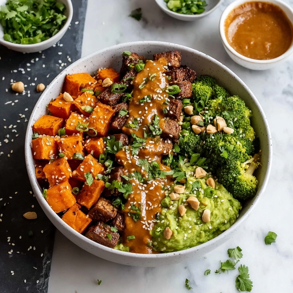 Thai Peanut Sweet Potato Buddha Bowl Recipe - Recipe Image
