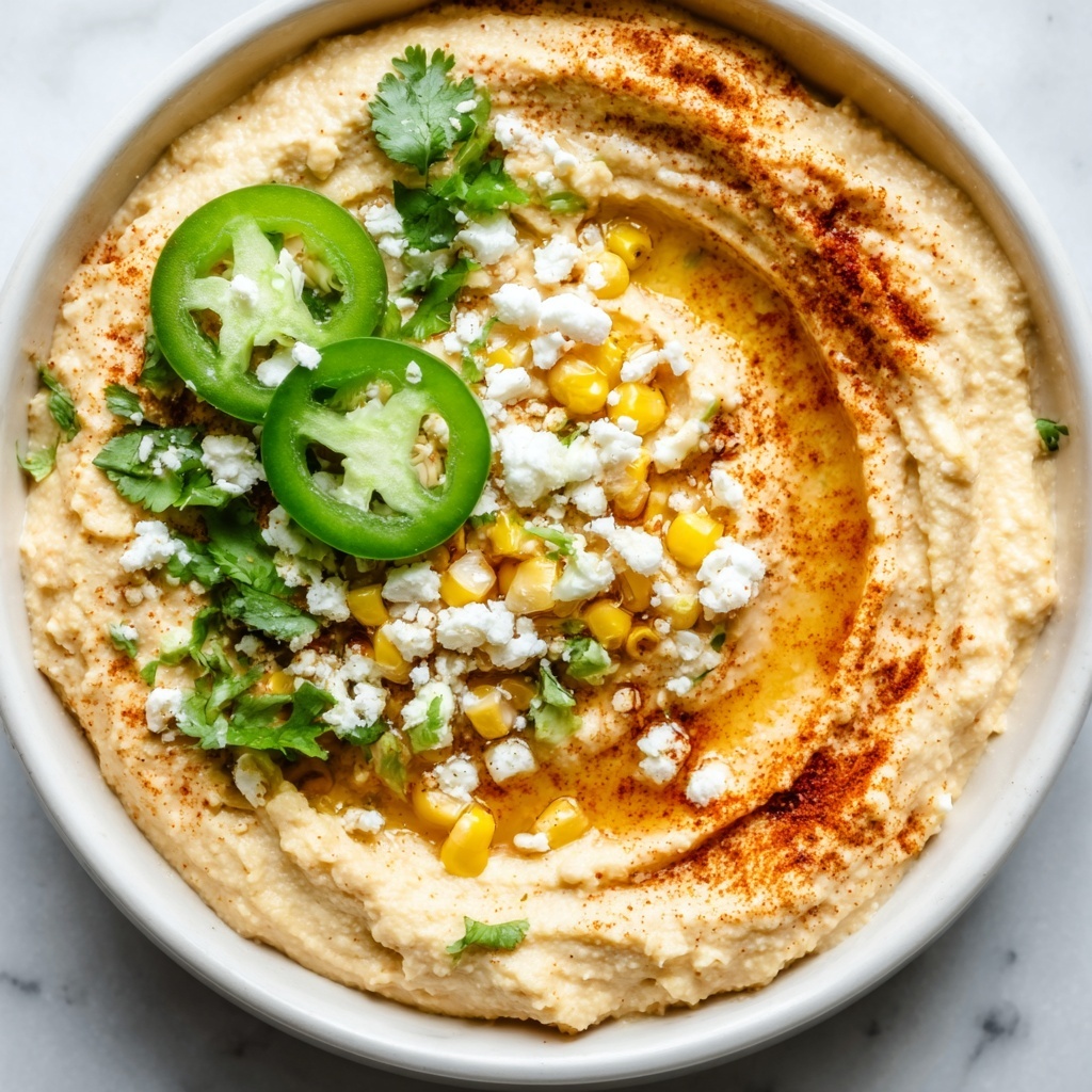 Street Corn Hummus Recipe - Recipe Image