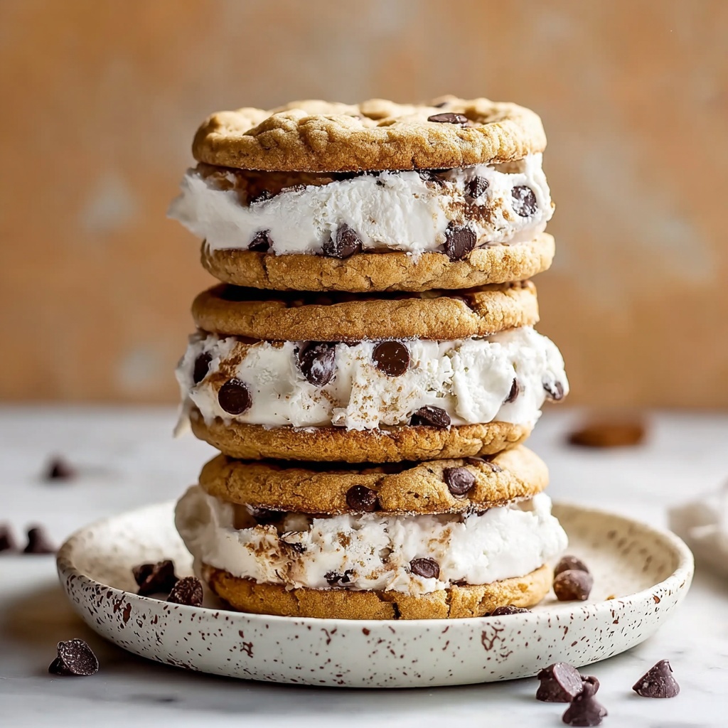 Cookie Ice Cream Sandwiches (Homemade Chipwich) Recipe - Recipe Image